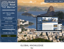 Tablet Screenshot of globalroadwarrior.com
